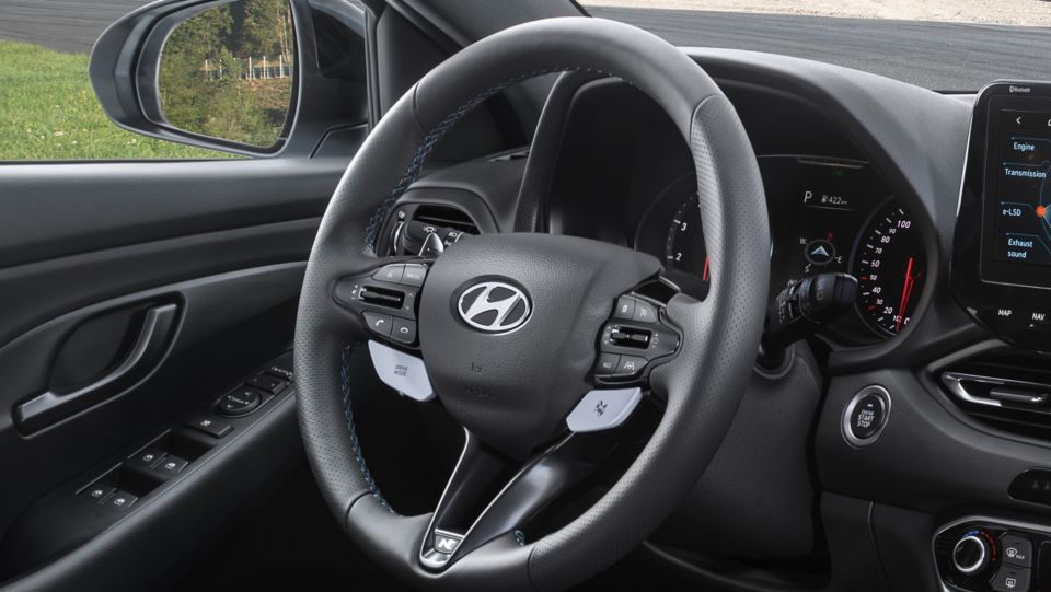 Volant v novém modelu Hyundai i30 N.