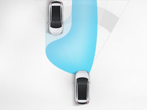 Automatické ovládání dálkových světel v úplně novém kompaktním SUV Hyundai TUCSON Plug-in Hybrid.